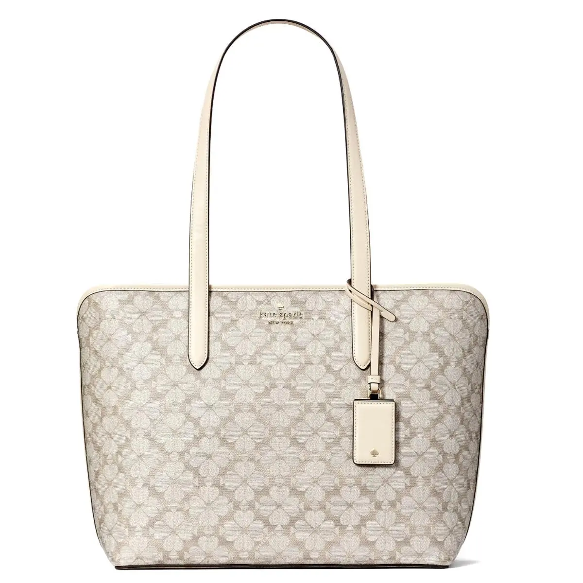 New  Spade Flower Large Tote Dark Beige Multi by Kate Spade