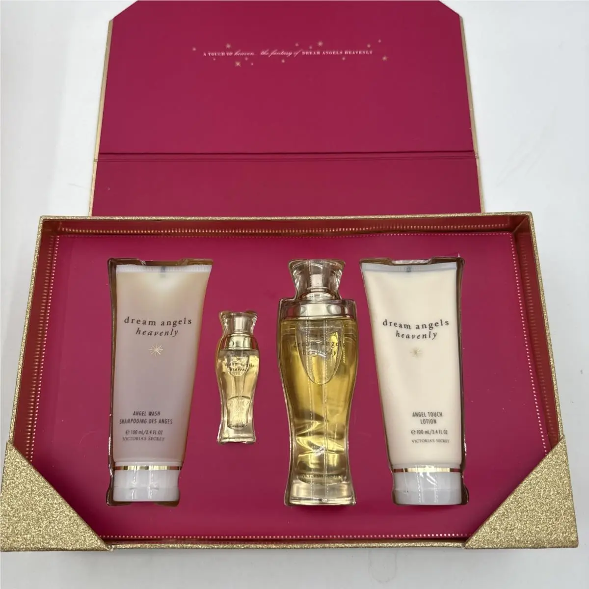 Victoria Secret Dream Angels Heavenly Gift Set Perfume Vintage Box 4 Piece