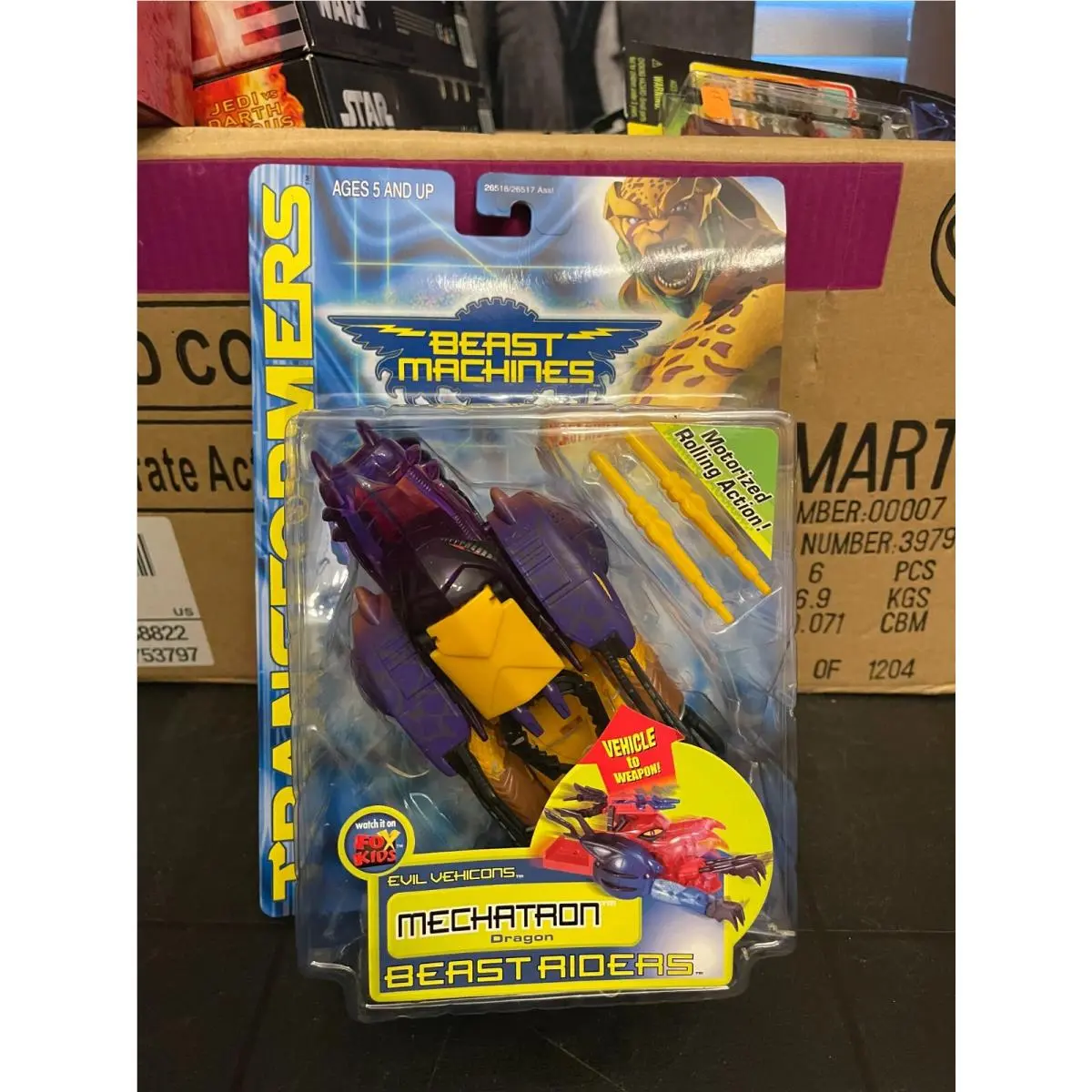 Hasbro Transformers Beast Machines Evil Vehicons Mechatron Dragon Beast Riders