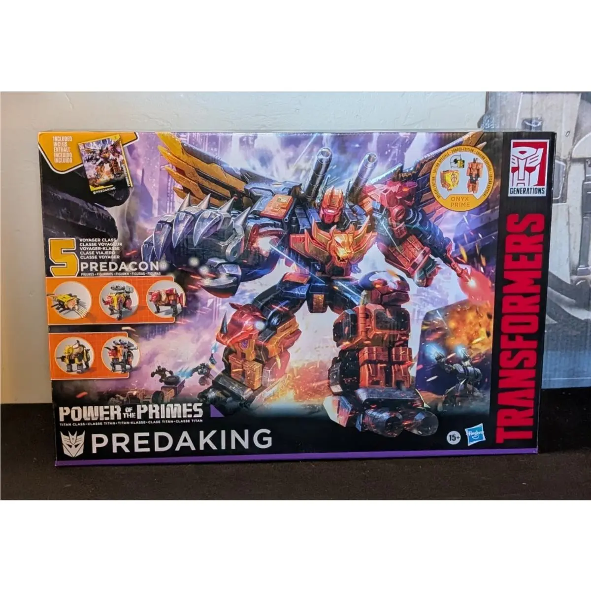 2025 Transformers Generations Power of The Primes Titan Class Predaking Figure