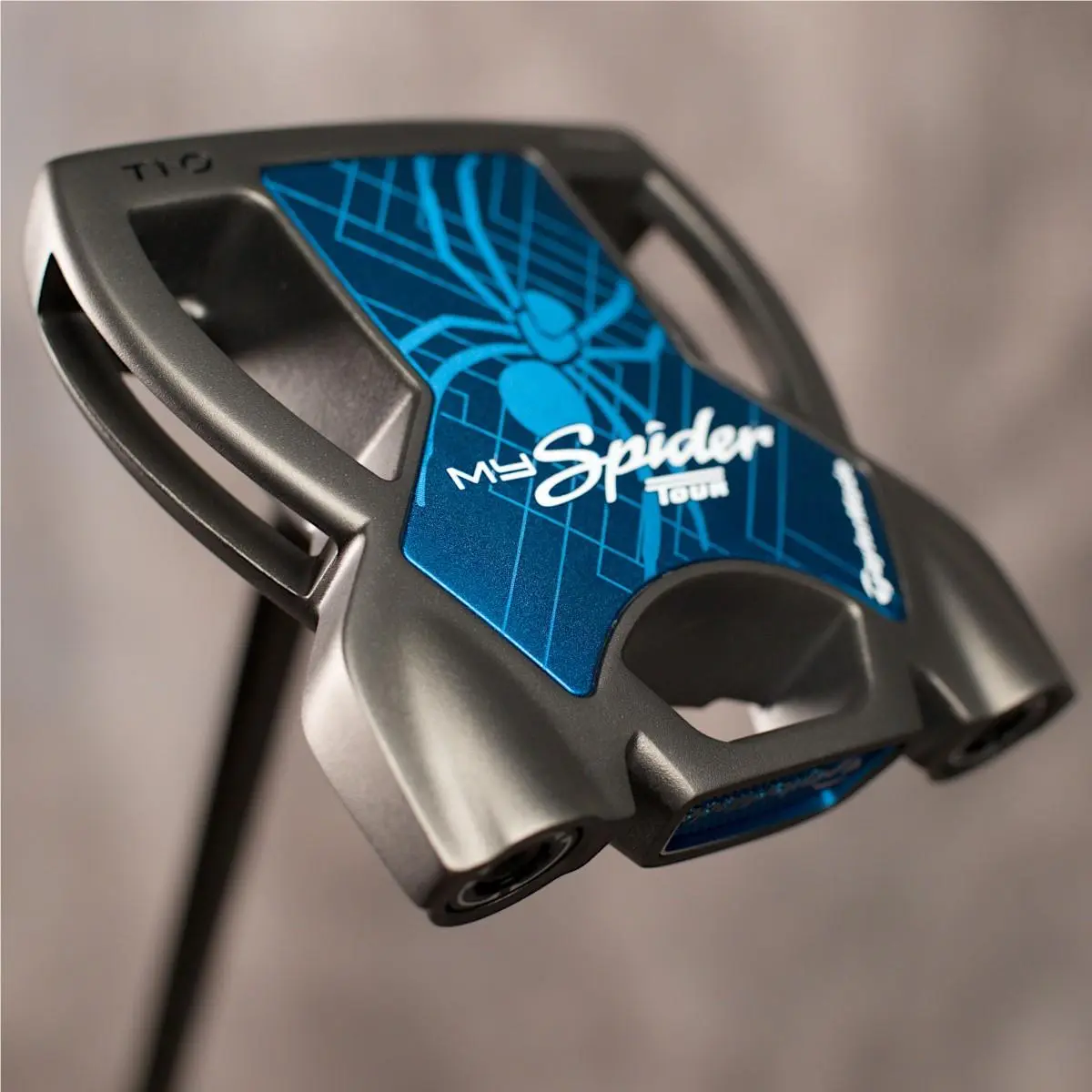 Taylormade Spider Tour Issue Platinum Putter T1-0 Stamp Short Sightline Gunmetal