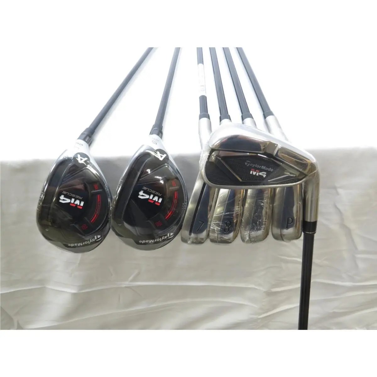 Taylormade M4 Combo Iron Set 4H-PW Atmos 50g Senior Flex Graphite Shafts