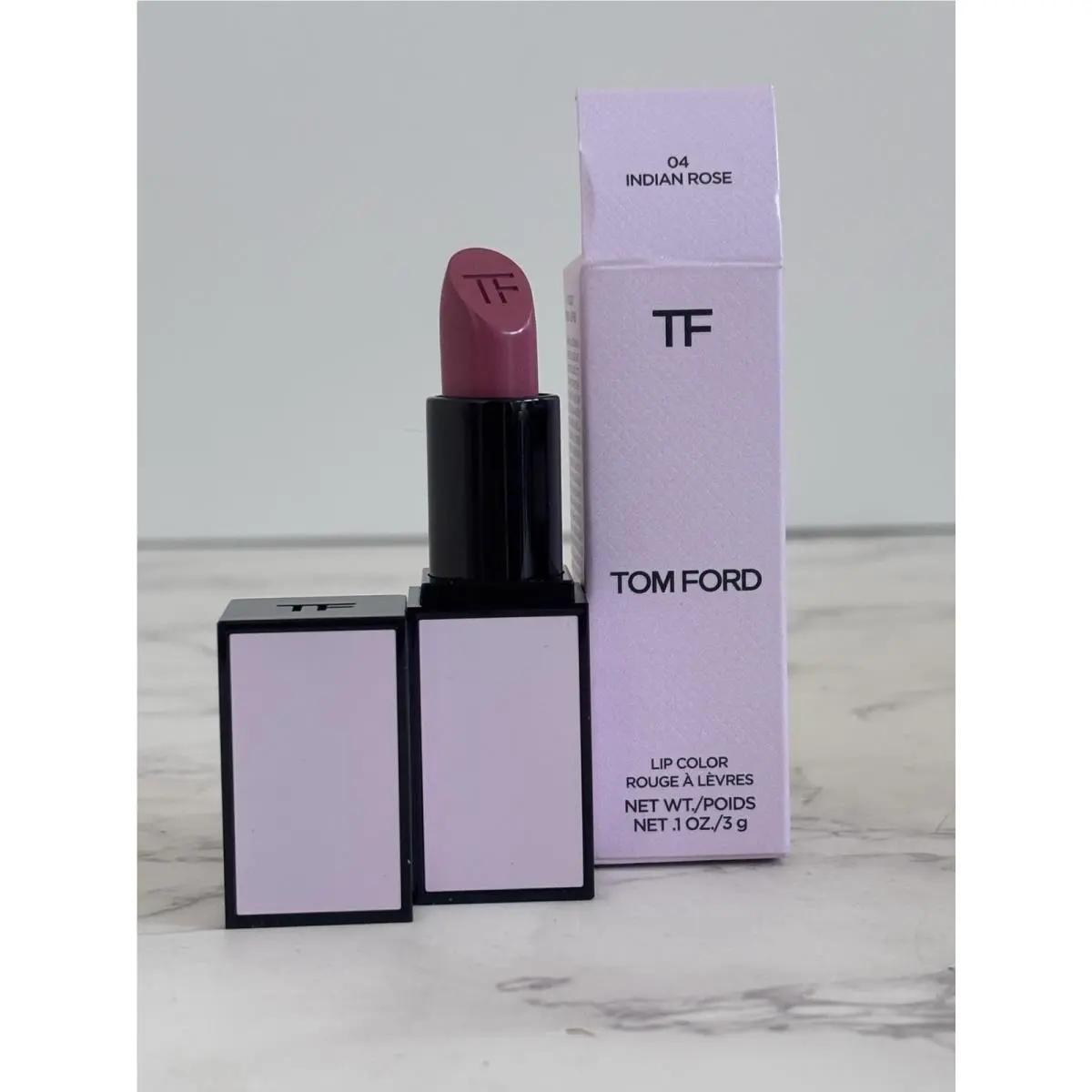 Tom Ford Lip Color 04 Indian Rose Lipstick Full Size 0.10 oz / 3G
