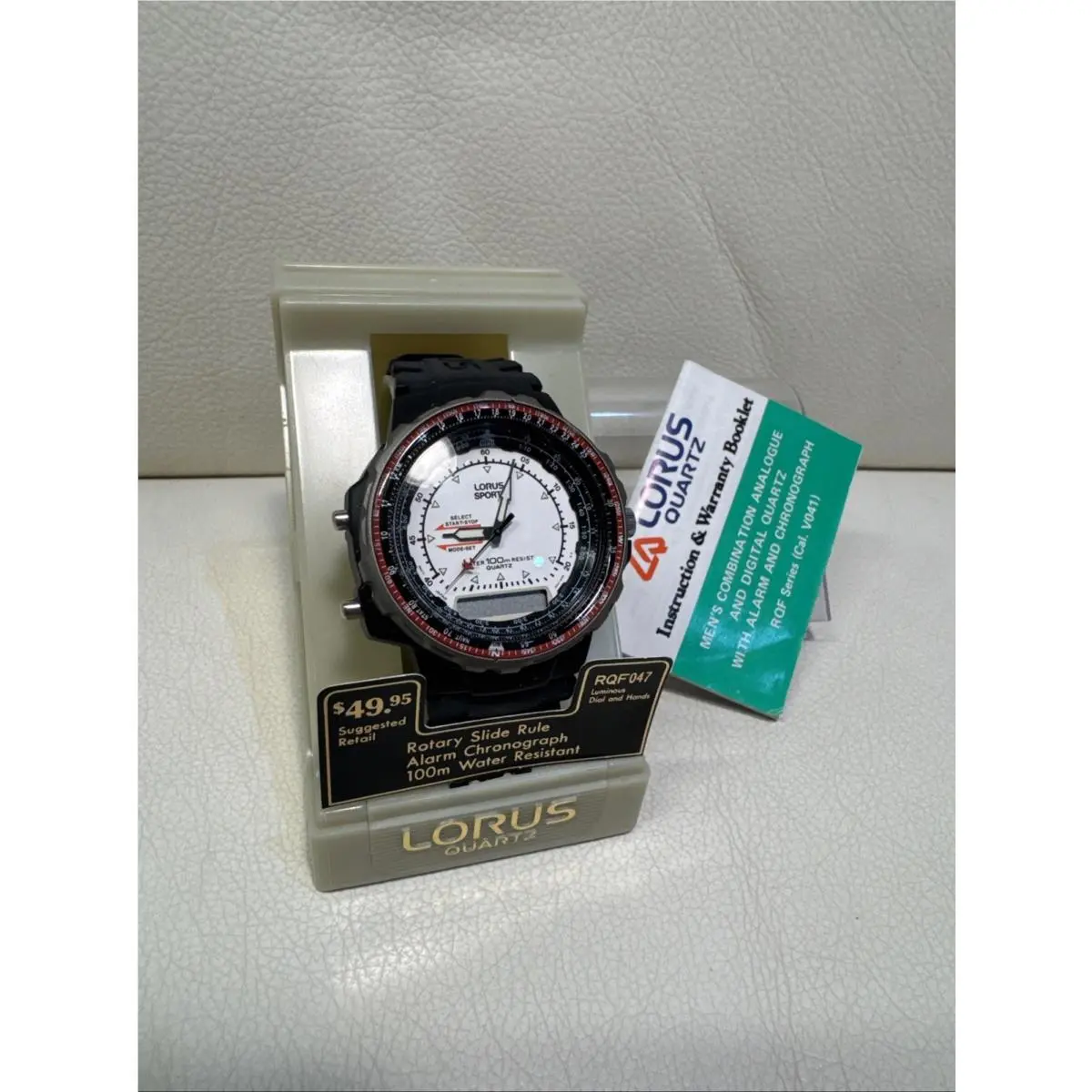 Lorus Sports Pilot Vtg Aviator Digital Watch RQFO47