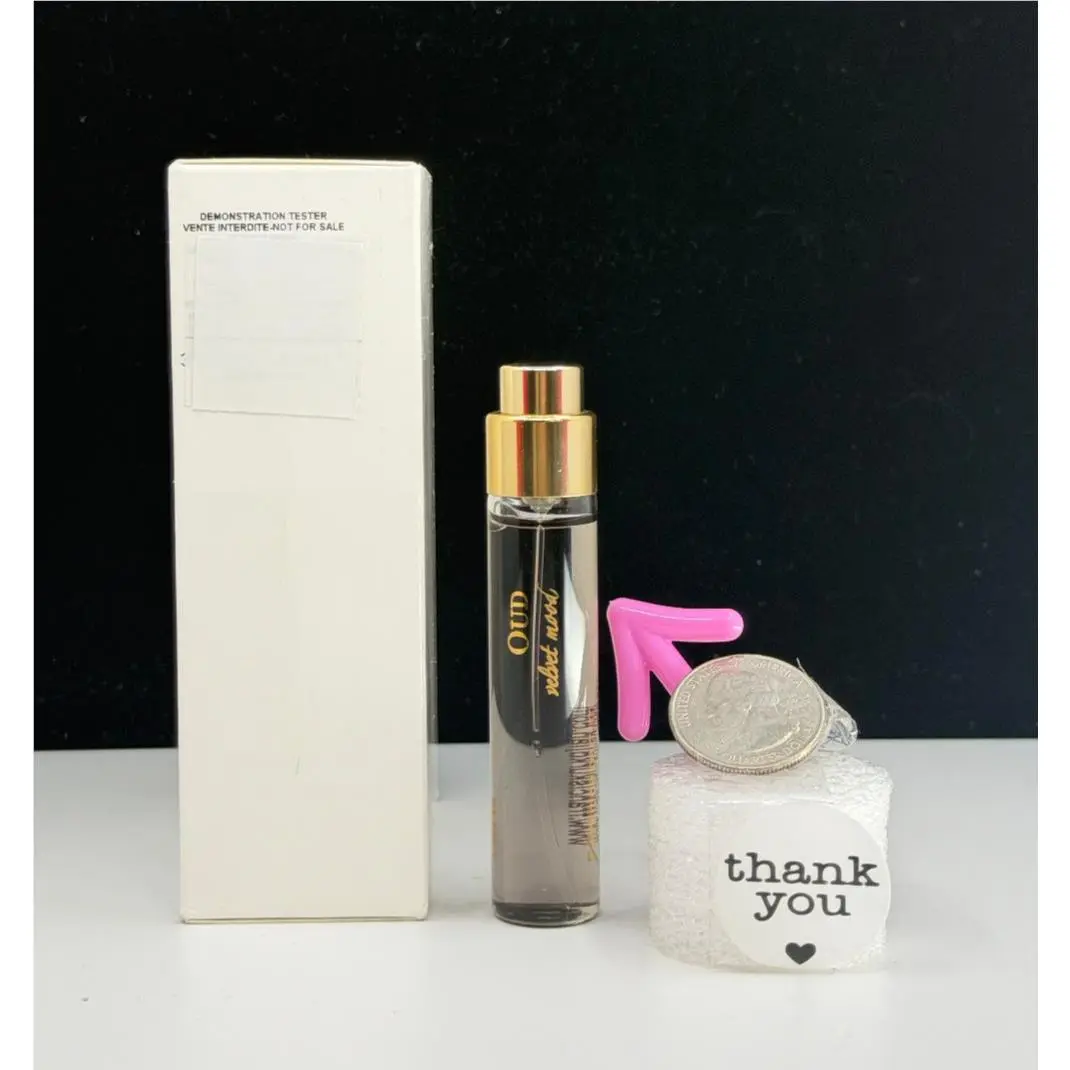 Maison Francis Kurkdjian Mfk Oud Velvet Mood Extrait De Parfum Refill Travel Spray 0.37 oz Tester Box