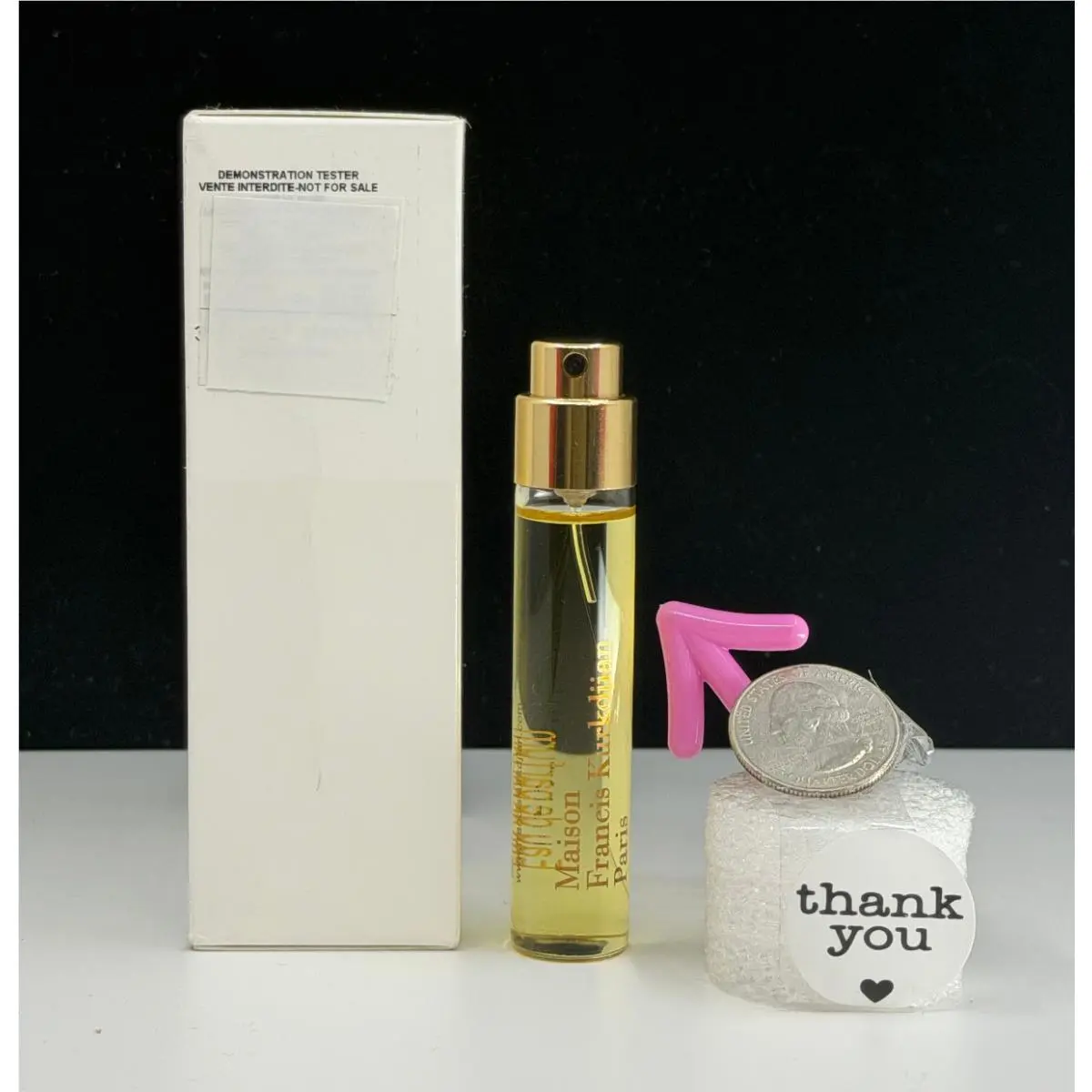 Maison Francis Kurkdjian Mfk Lumiere Noire Femme Edp Refill Travel Spray 0.37oz / 11ml Tester Box