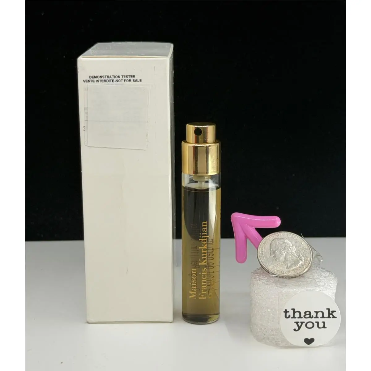 Maison Francis Kurkdjian Mfk Oud Extrait De Parfum Refill Spray 0.37 Oz/ 11 ml Tester Box