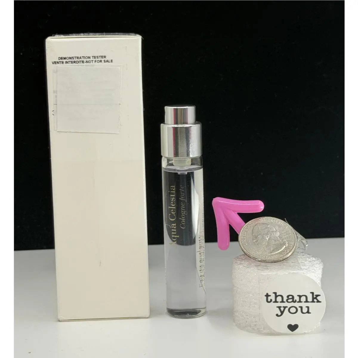 Maison Francis Kurkdjian Mfk Aqua Celestia Cologne Forte Edp Refill Spray 0.37 Oz/ 11 ml Tester Box