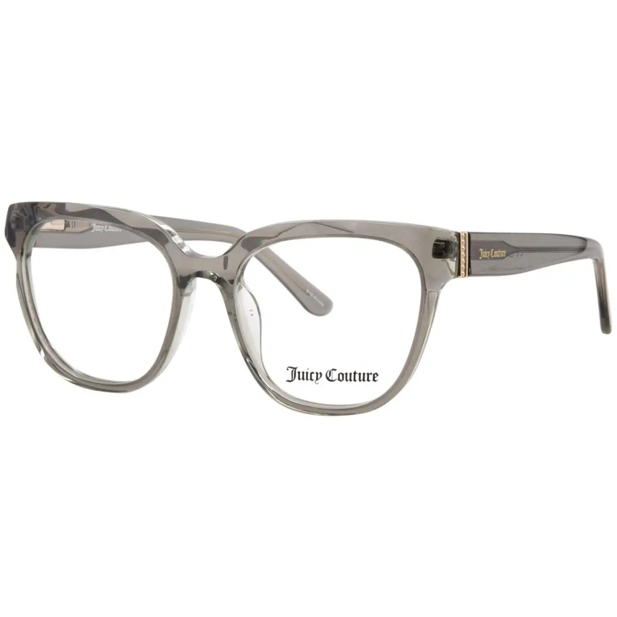 Juicy Couture JU-251/G Joj Eyeglasses Women`s Blue Glitter Full Rim Cat Eye 52mm