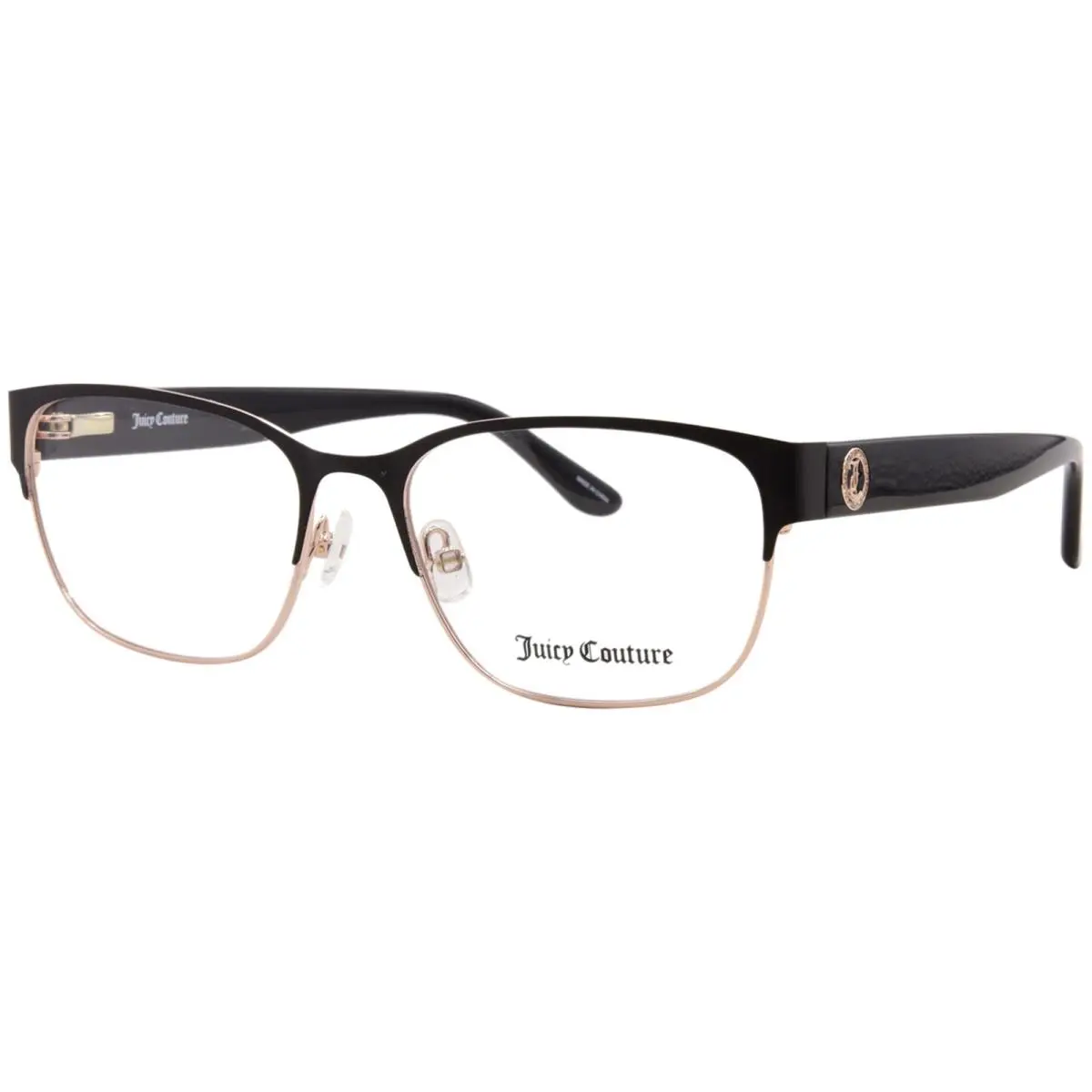 Juicy Couture JU-271/G 003 Eyeglasses Women`s Matte Black Full Rim 53mm