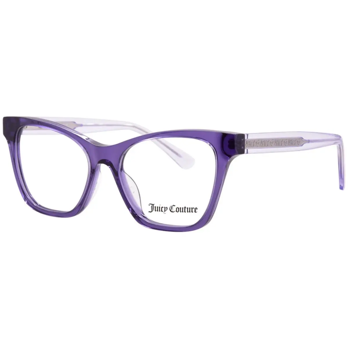 Juicy Couture JU-966 B3V Eyeglasses Youth Kids Violet Full Rim Square Shape 48mm