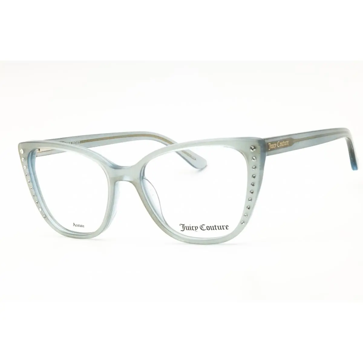 Juicy Couture JU 256 0JOJ 00 Blue Glitter Blue 53mm Eyeglasses