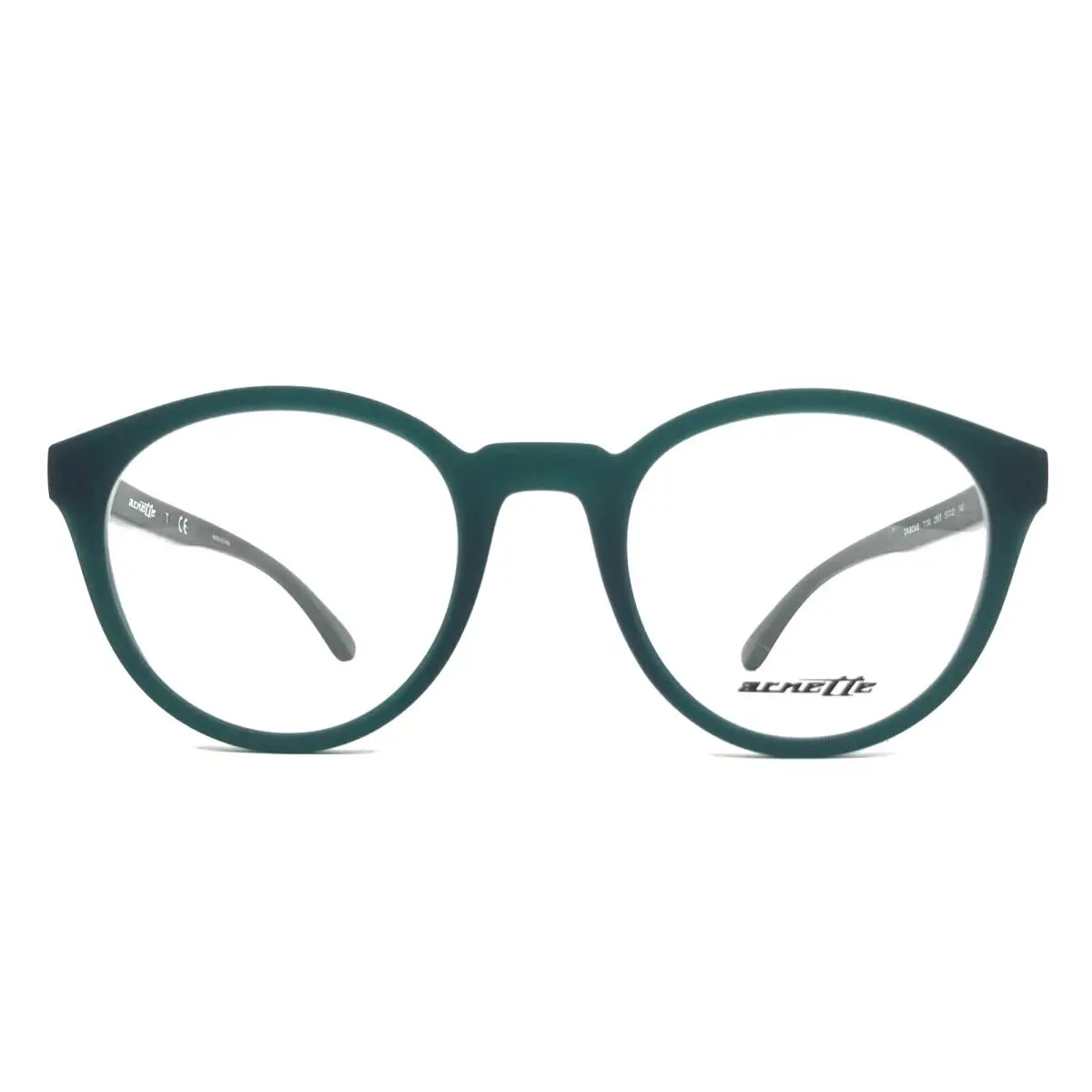 Arnette Eyeglasses Frames DA Bomb 7138 2505 Matte Green Round Full Rim 50-21-140