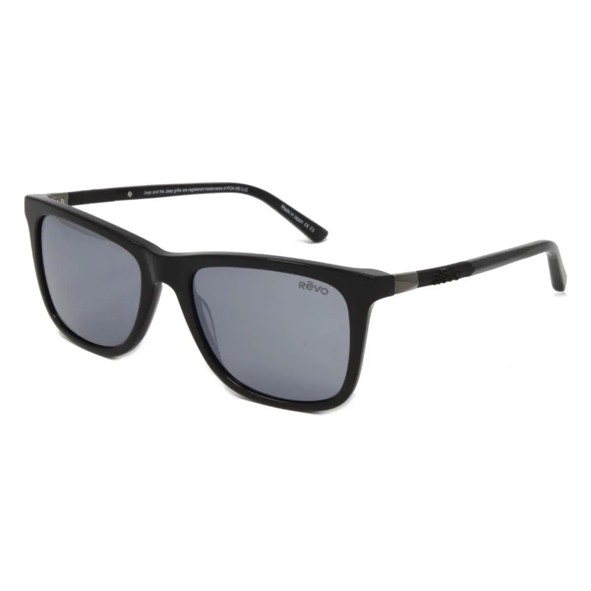 Revo Men`s Sunglasses Cove RE1164 01GY Black 54mm Polarized Lens