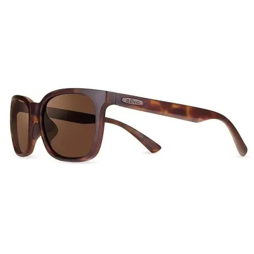 Revo Slater Sunglasses Matte Tortoise Frame / Terra Brown Polarized Lens RE1050