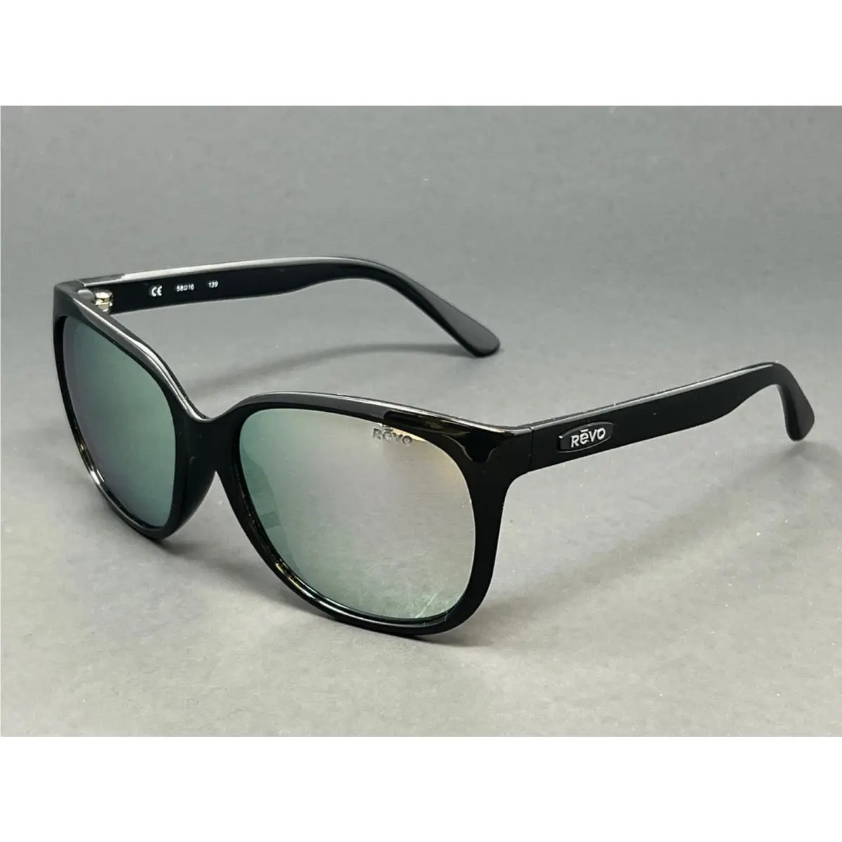 Revo Women`s Sunglasses Grand Classic RE4051 01ST Black 58mm Polarized Lens