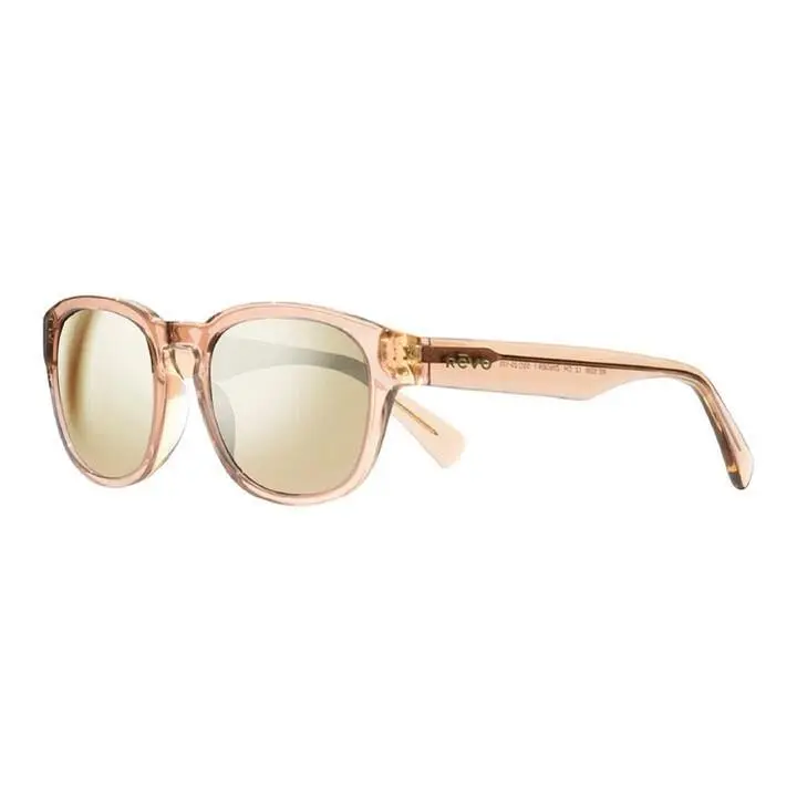Revo Sunglasses Zinger II Transparent Caramel / Champagne Polarized Mirror Lens