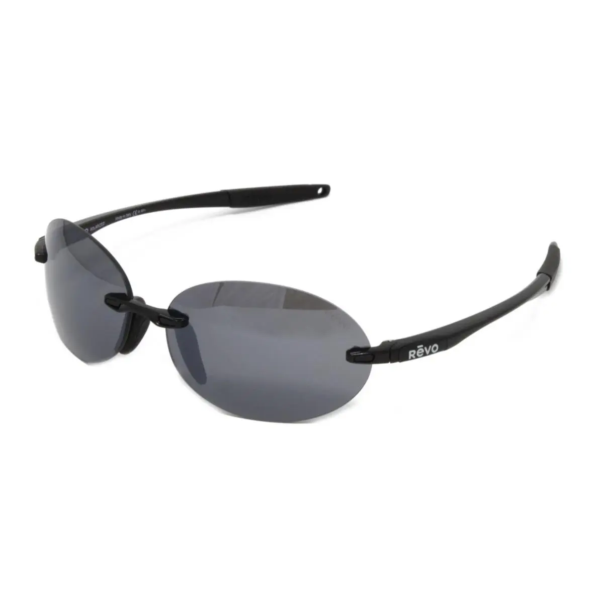 Sunglasses Descend O RE1168 01GY Black Graphite Polarized Lens 61mm by Revo