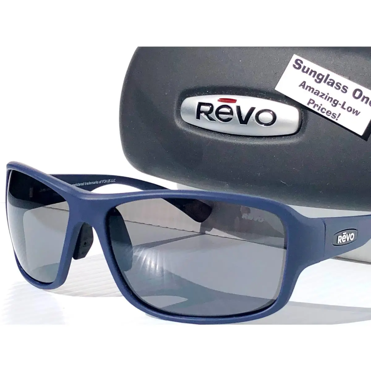 Revo Vista Matte Blue Navy Polarized Grey Lens Sunglass 1186 05 GY