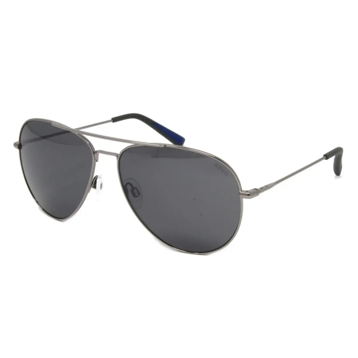 Revo Men` Sunglasses Spark RE1081 00GY 60mm Gunmetal Graphite Polarized Aviator