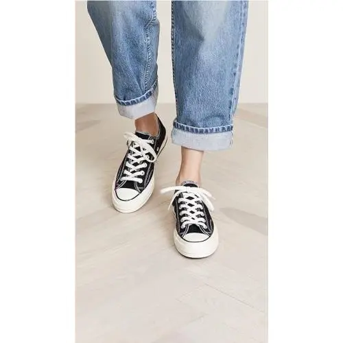 Unisex Chuck 70 Canvas Shoes - Black 162058C by Converse