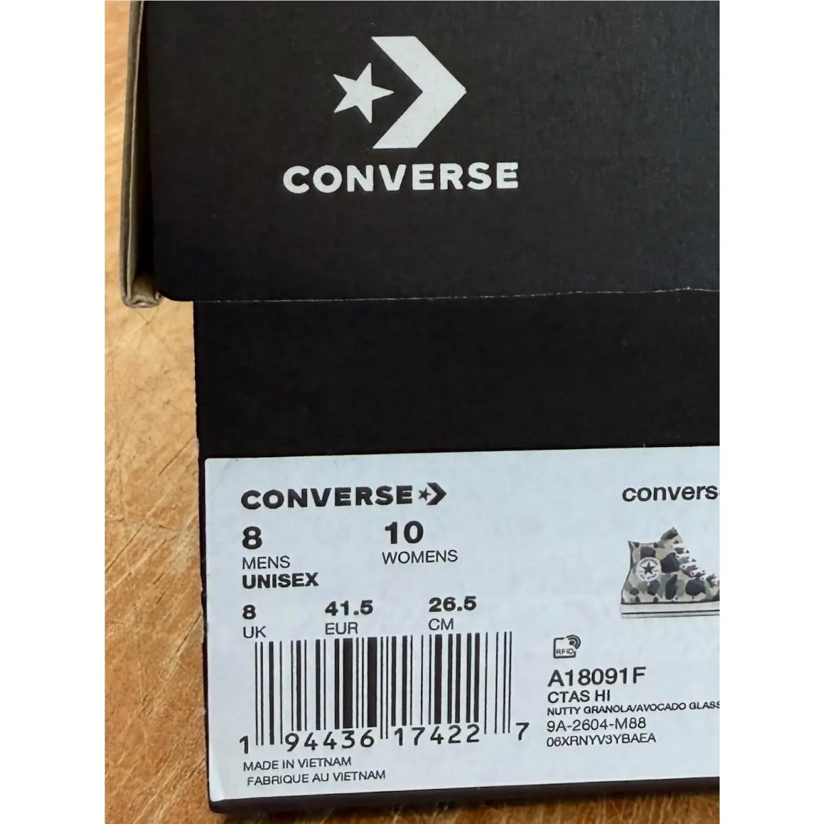 Converse shoes - Converse Chuck Taylor All Star Hi - A18091F - Green 10