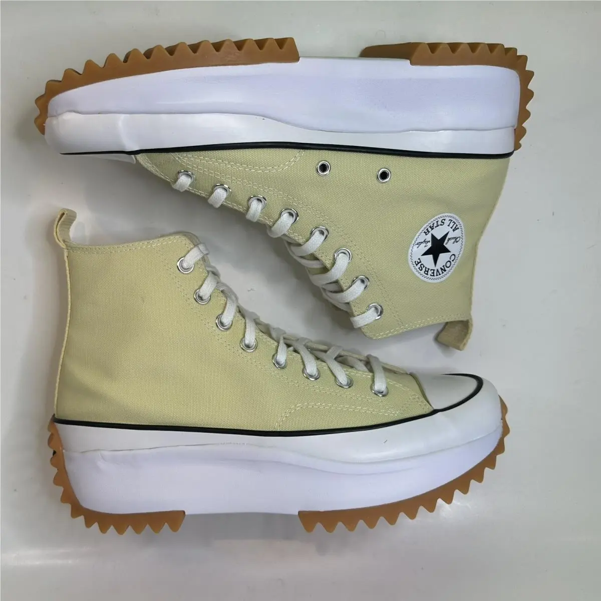 Converse Chuck Taylor All Star Sneaker Shoe Lugged HI Lemon Drop W Sz 11.5/M 10