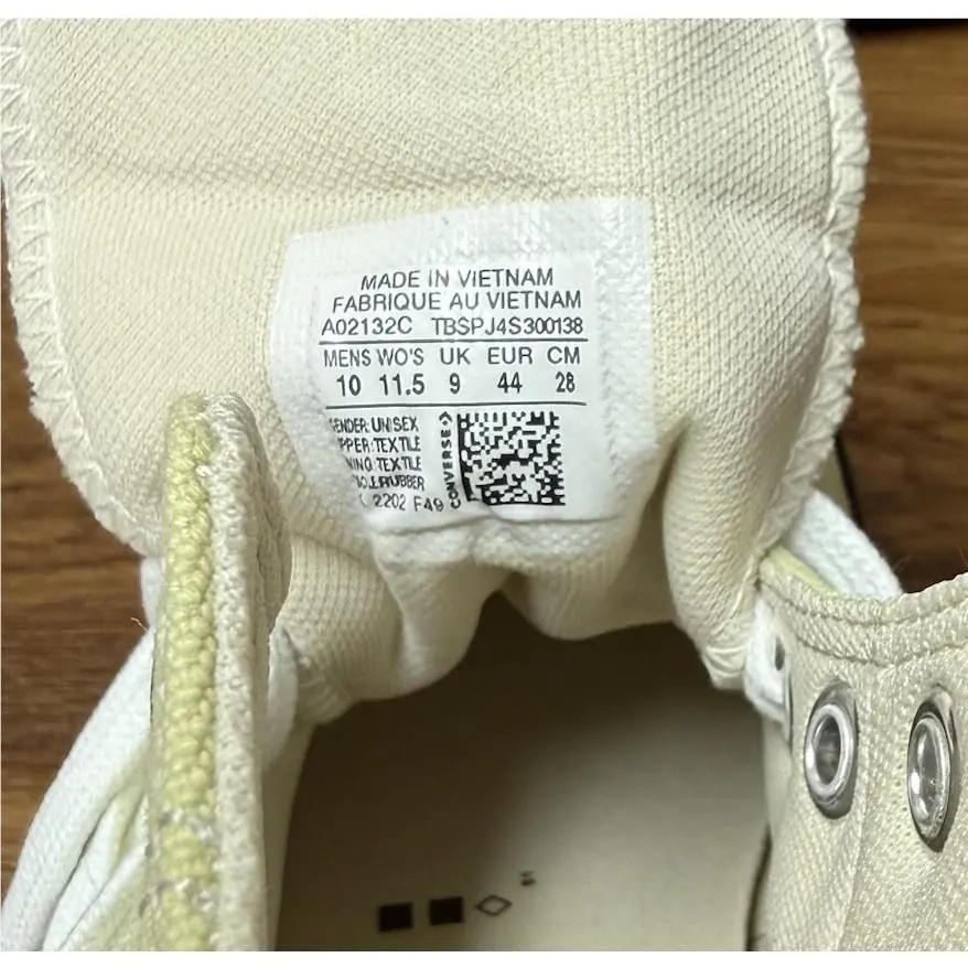 Converse shoes - Chuck Taylor - Chuck Taylor - A02038C - Yellow (UPC: 0194433643238) 4