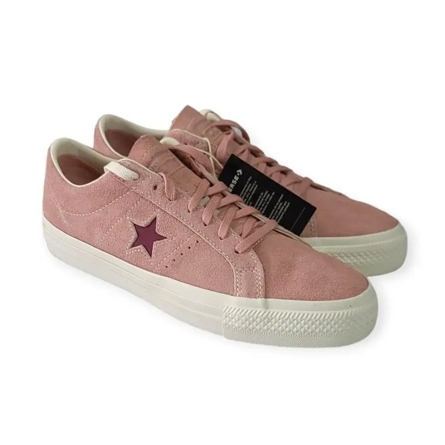 Converse One Star Pro Suede Sneaker Casual Low Top Pink Salmon Mens Size 9