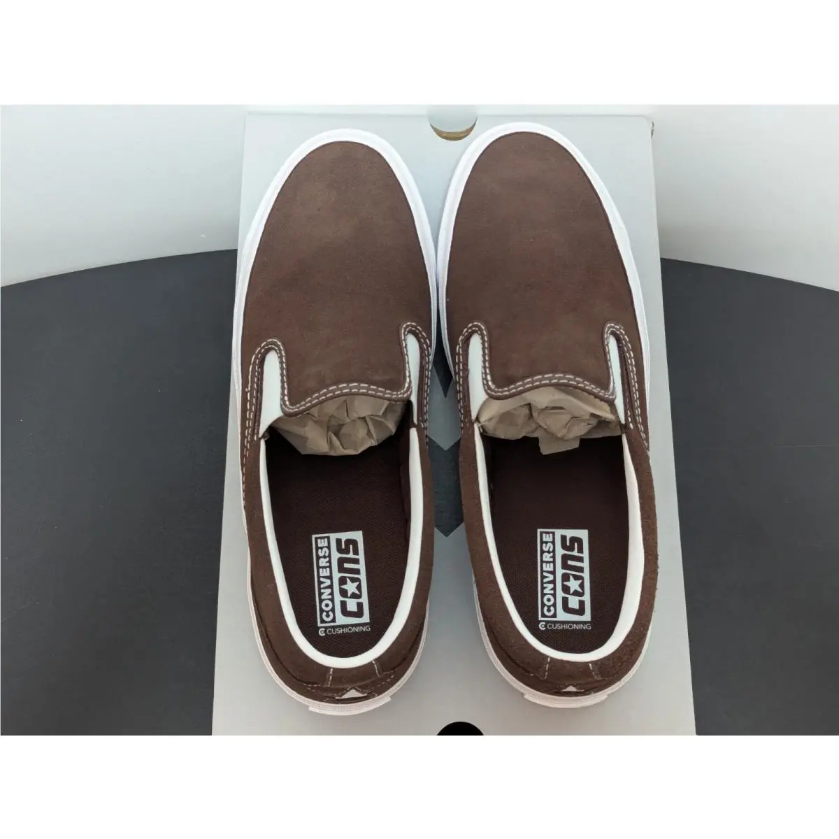 Converse shoes - Converse One Star CC Pro Suede Slip - A12916C - Brown (UPC: 194435673929) 12