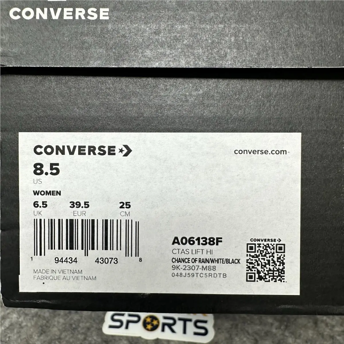 Converse shoes - Converse Chuck Taylor Lift OX - A061338F - Blue (UPC: 194434430738) 8