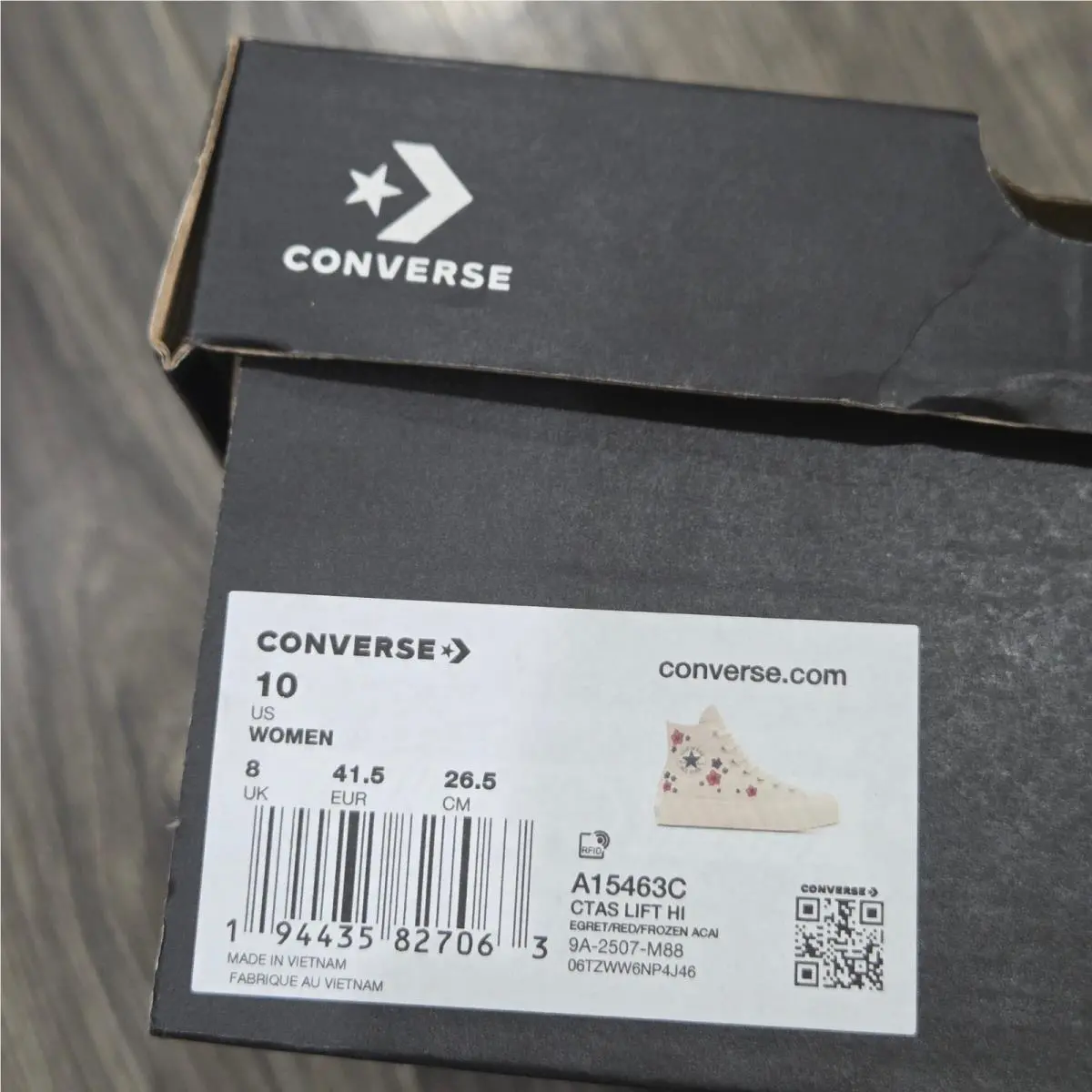 Converse shoes - Converse Chuck Taylor All Star Lift Hi - White 10