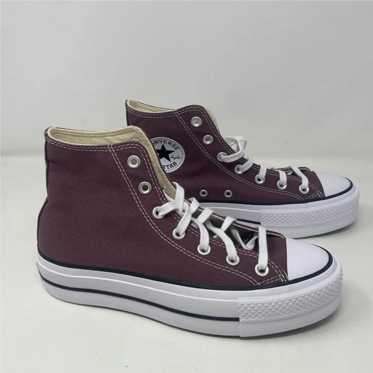 Converse Chuck Taylor Lift High Trail Mixed/natural Ivory W8