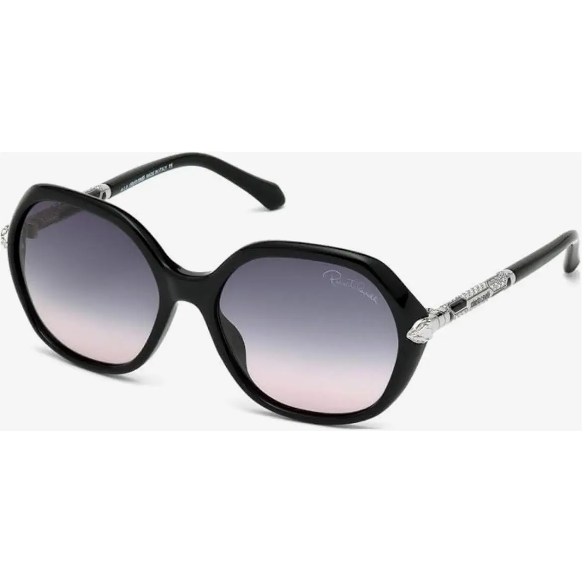 Sunglasses Tarazed RC 980 Shy Blk Silver 57-17-135 RC980-01B by Roberto Cavalli