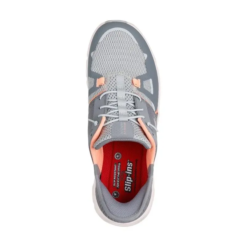 Skechers shoes - 041468160219 - 041468160219 - grey/orange 7