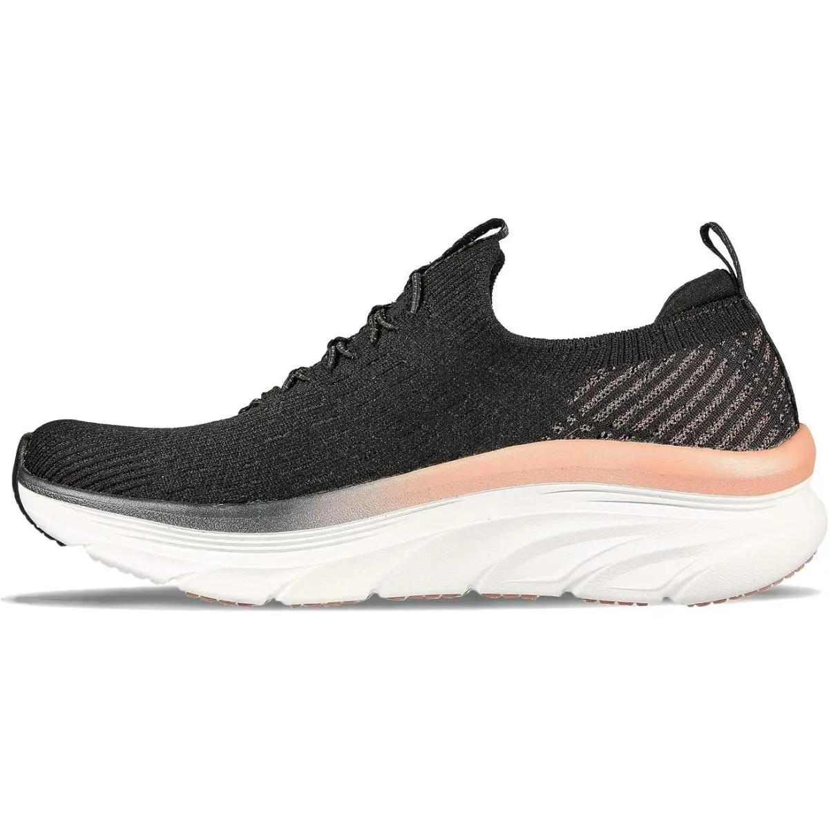 Skechers shoes - Skechers D`Lux Walker Let It Glow - 149366 BKRG - Black & Rose Gold 2