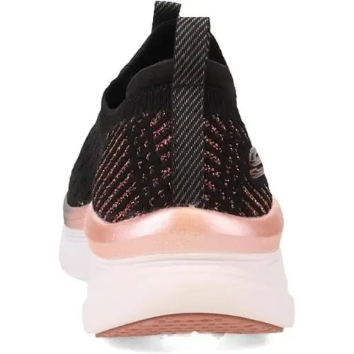 Skechers shoes - Skechers D`Lux Walker Let It Glow - 149366 BKRG - Black & Rose Gold 11