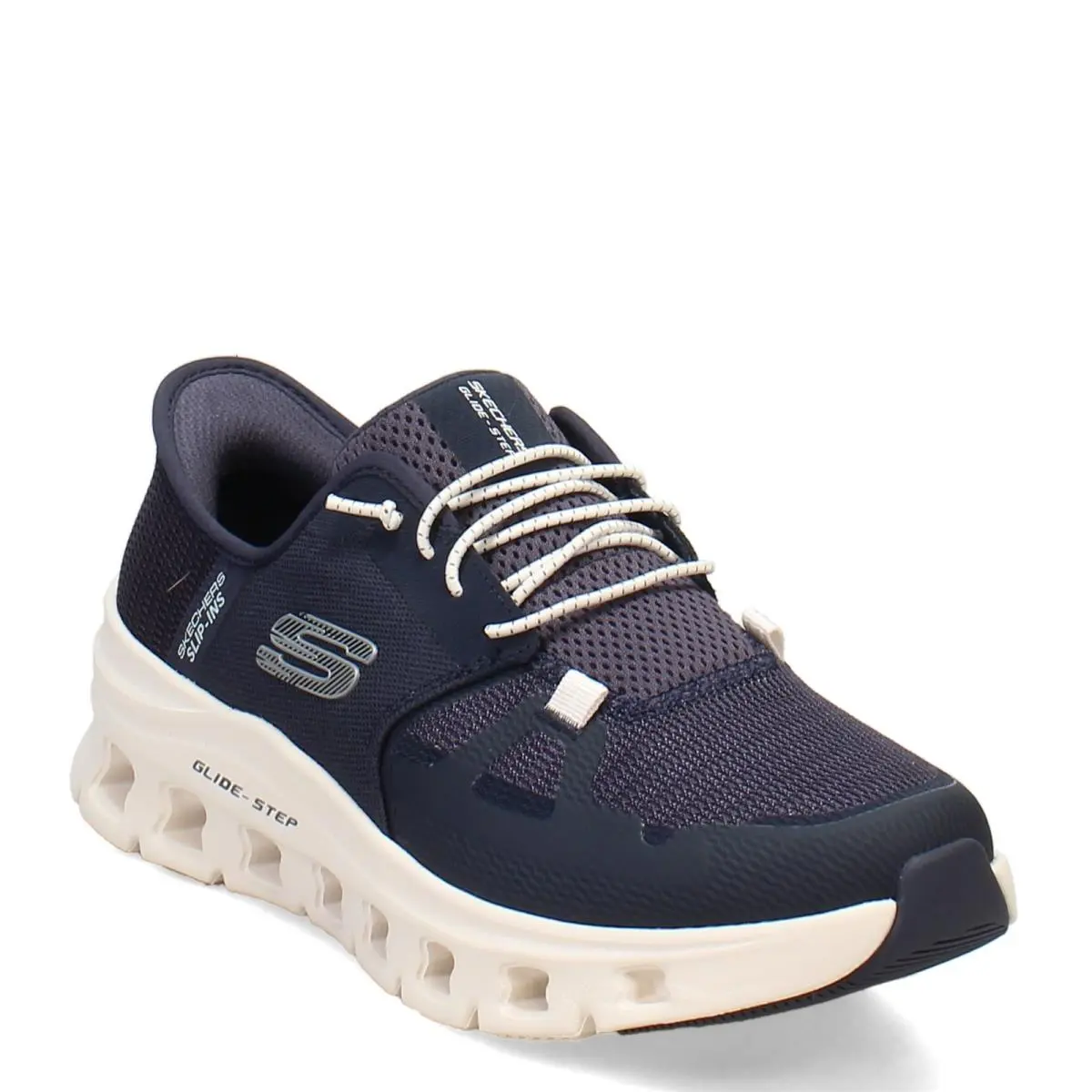 Men`s Skechers Slip-ins: Glide-step Pro Walking Shoe 232930-NVY Navy Mesh Synth