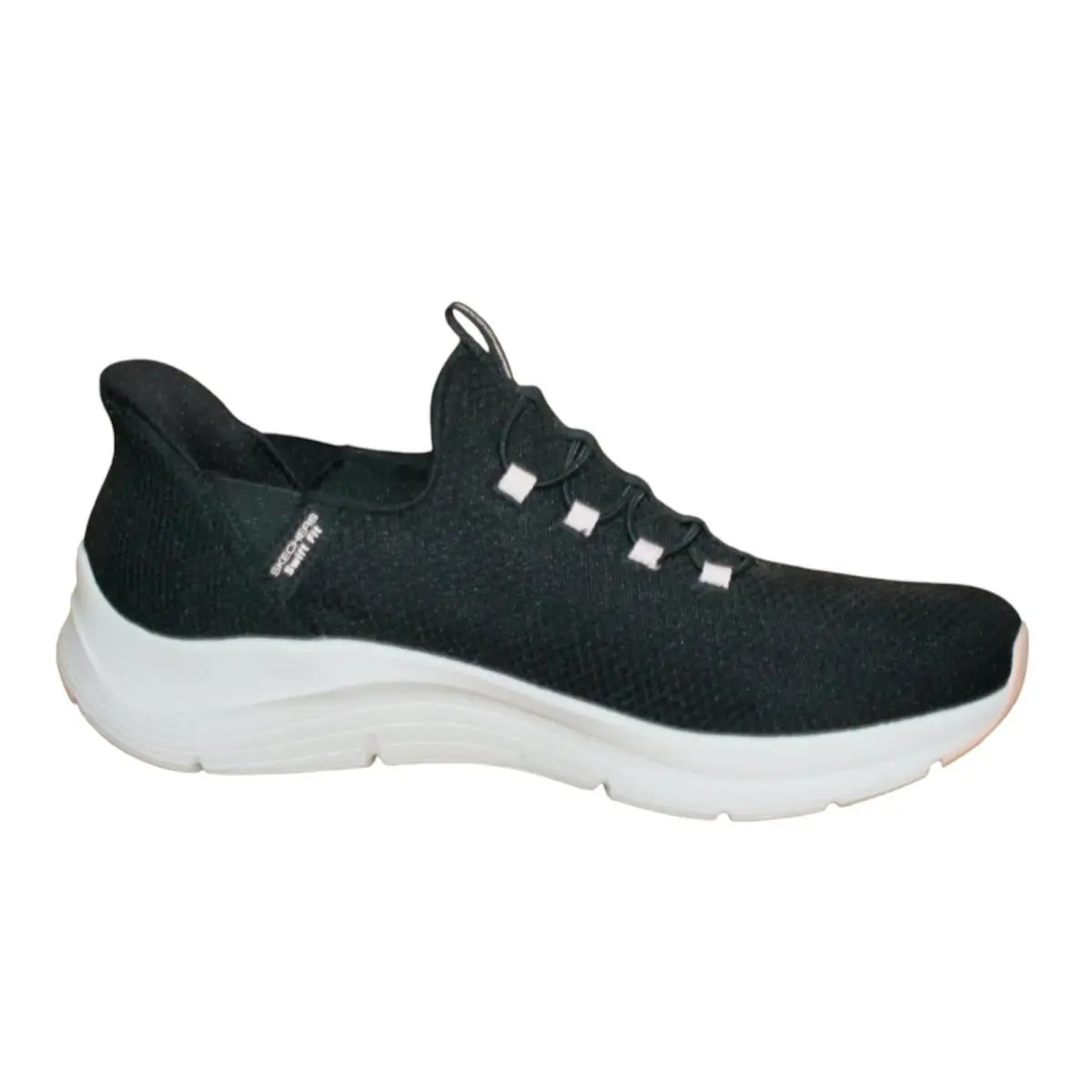 Skechers shoes - Swift Fit Arch Comfort Hands Free Sneaker - 179186TX - Black/Pink 7