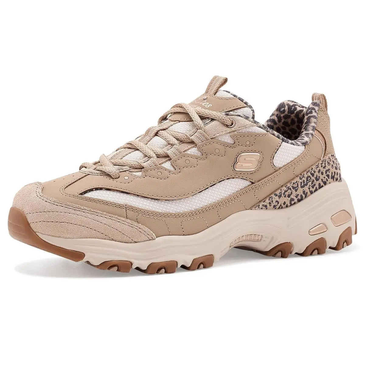 Woman`s Sneakers Athletic Shoes  D Apos Lites Taupe 1 by Skechers