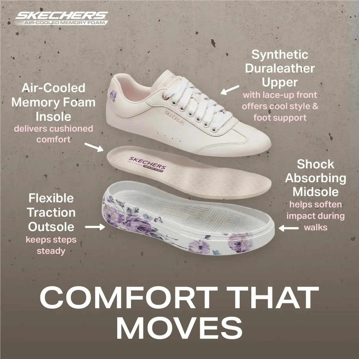 Skechers shoes - 185067 nat - nat - UTGT16152_19 - white 16