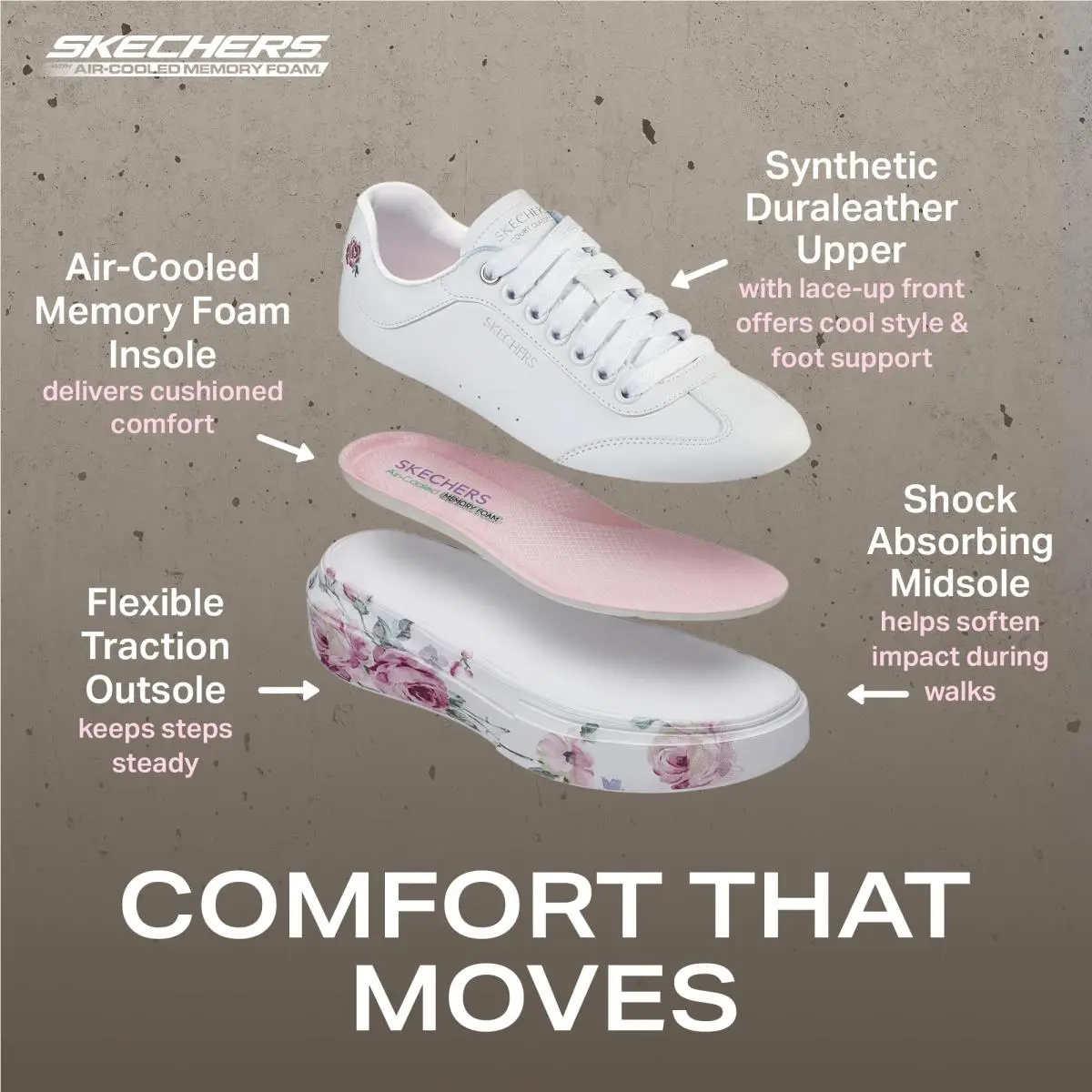 Skechers shoes - 185067 nat - nat - UTGT16152_19 - white 10