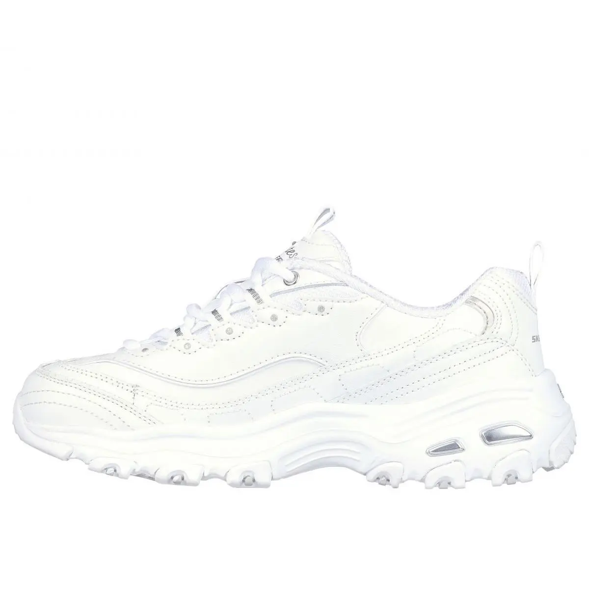 Skechers shoes - WHITE/SILVER 1