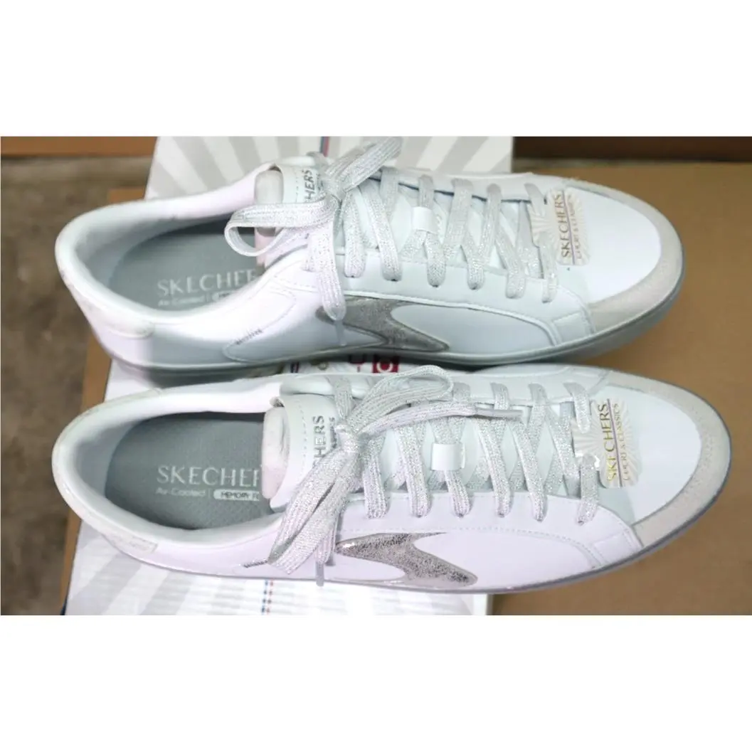 Skechers shoes - Skechers Court - Court - 185170/WSL - White/Silver 9