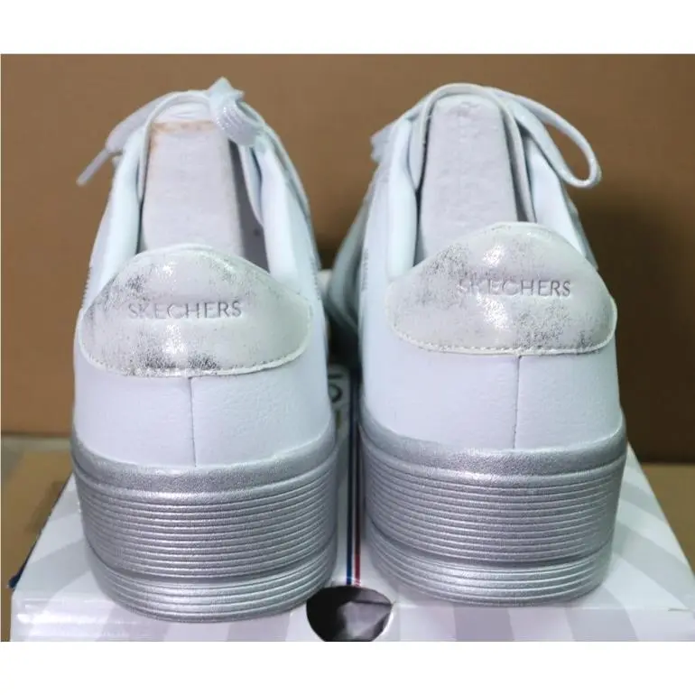 Skechers shoes - Skechers Court - Court - 185170/WSL - White/Silver 10