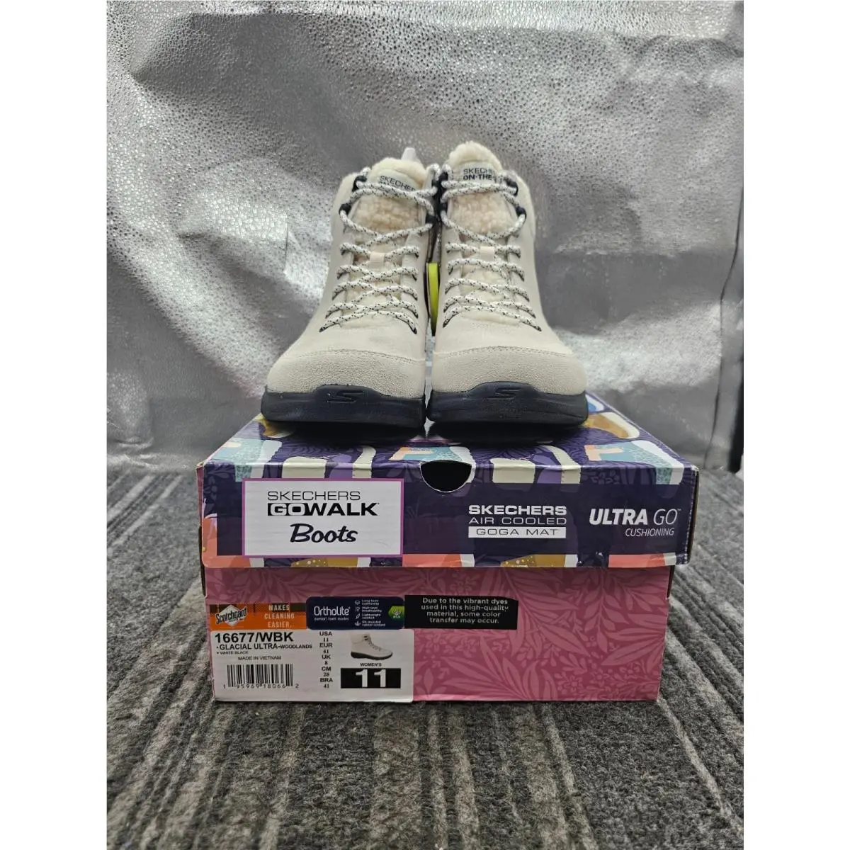 Skechers shoes - Glacial Ultra - Glacial Ultra - 16677/WBK - White Black (UPC: 195969180662) 1