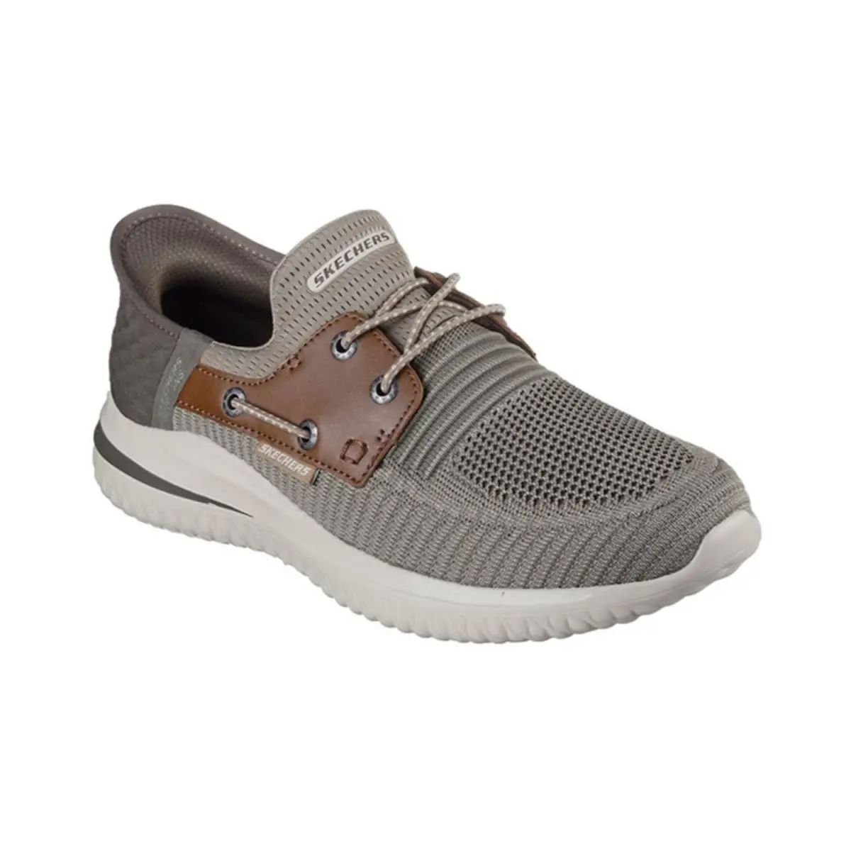 Skechers Men 039 s Roth Slip-ins Casual Shoes - Moc Toe Brown 10 D