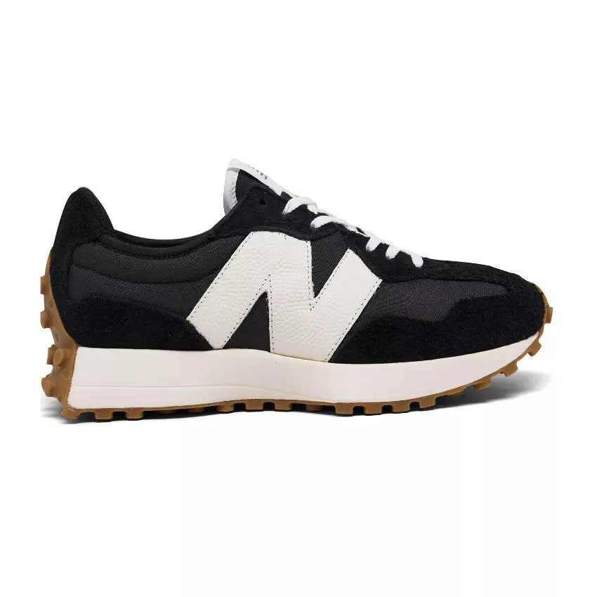 New Balance shoes - New Balance 327 - BLACK with WHITE and Mineral Red 0