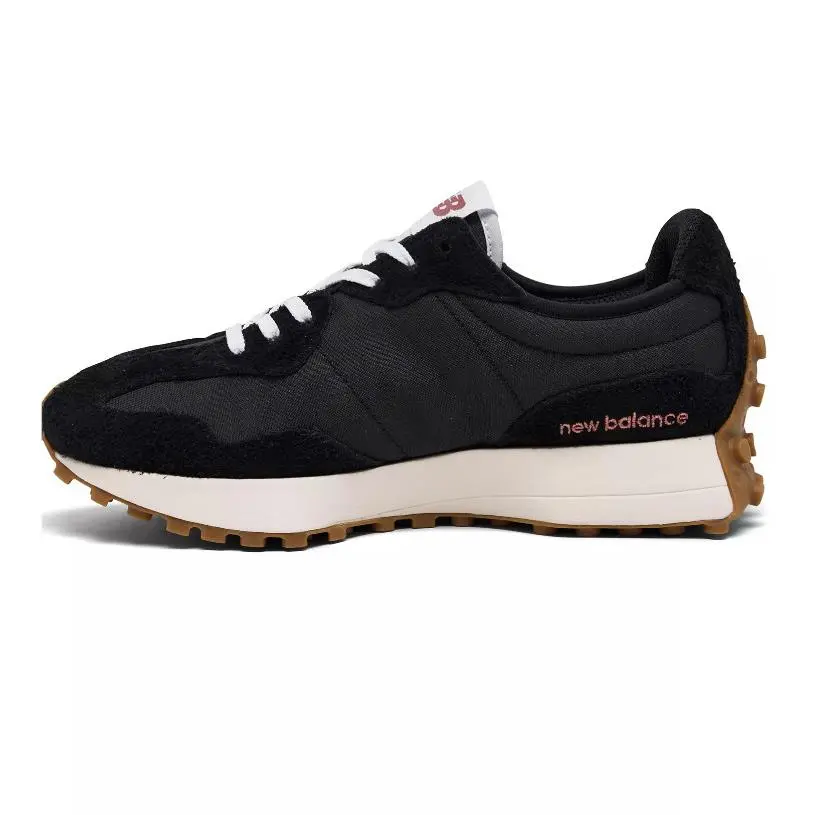 New Balance shoes - New Balance 327 - BLACK with WHITE and Mineral Red 1