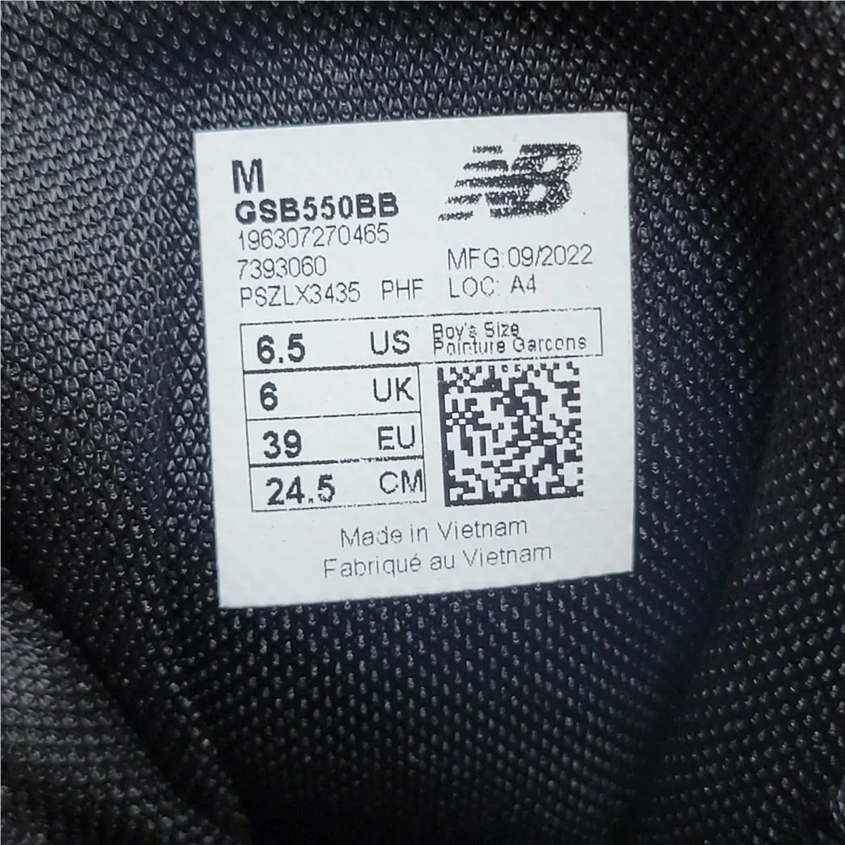 New Balance shoes - New Balance 550 - GSB550BB 2022 - Black 2